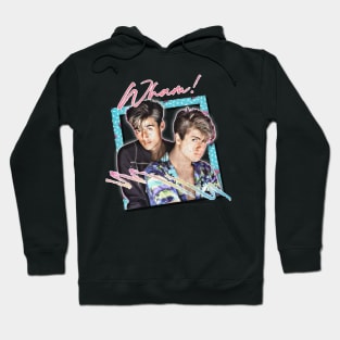 Wham! 80s Vintage Style Design Hoodie